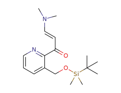 (E)-1-(3-(((tert-butyldimethylsilyl)oxy)methyl)pyridin-2-yl)-3-(dimethylamino)prop-2-en-1-one