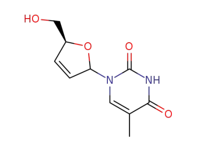 1-(2,3-dideoxy-D-glycero-pent-2-enofuranosyl)thymine