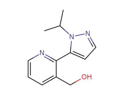 [2-[1-(propan-2-yl)-1H-pyrazol-5-yl]pyridin-3-yl]methanol