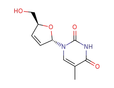 1-(2,3-dideoxy-α-D-glycero-pent-2-enofuranosyl)thymine