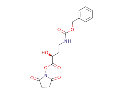 N-[(S)-4-benzyloxycarbonylamino-2-hydroxy-butyryloxy]succinimide