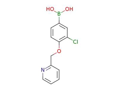[3-chloro-4-(pyridin-2-ylmethoxy)phenyl]boronic acid