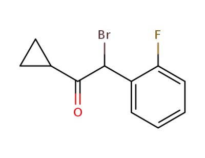 2-bromo-1-cyclopropyl-2-(2-fluorophenyl)ethanone
